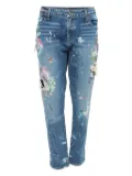 Polo Ralph Lauren Vintage pre-owned paint-splatter jeans - Blue