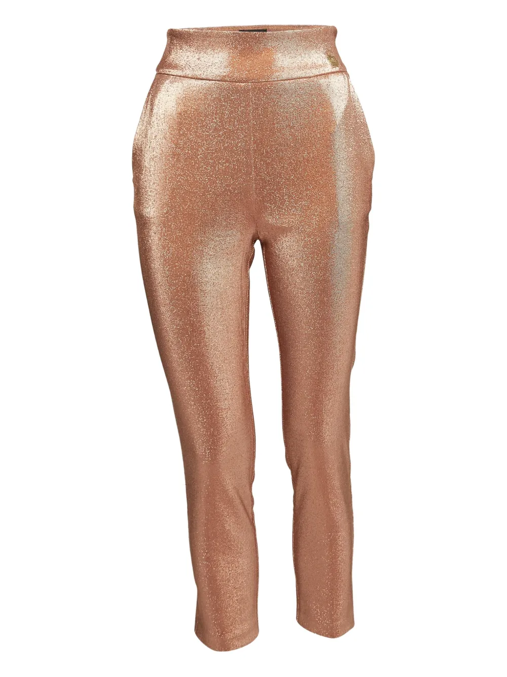 Elisabetta Franchi pre-owned metallic lurex trousers | Pink | Image 1