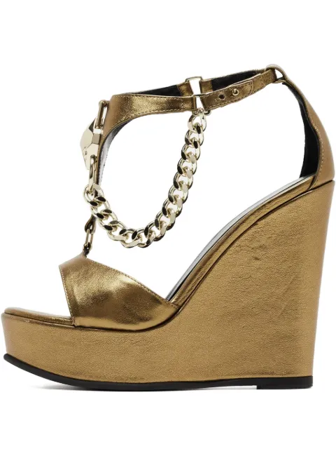 Just Cavalli Vintage 120mm chain-detail sandals