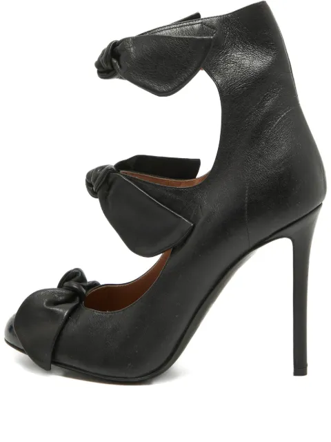 Marco De Vincenzo bow-detail leather pumps