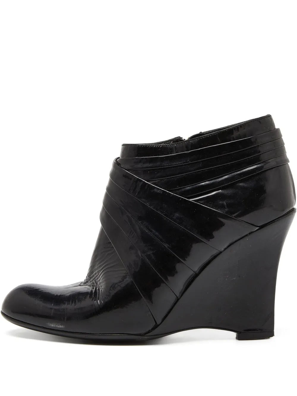 Valentino Garavani Pre-Owned leather ankle boots - Nero