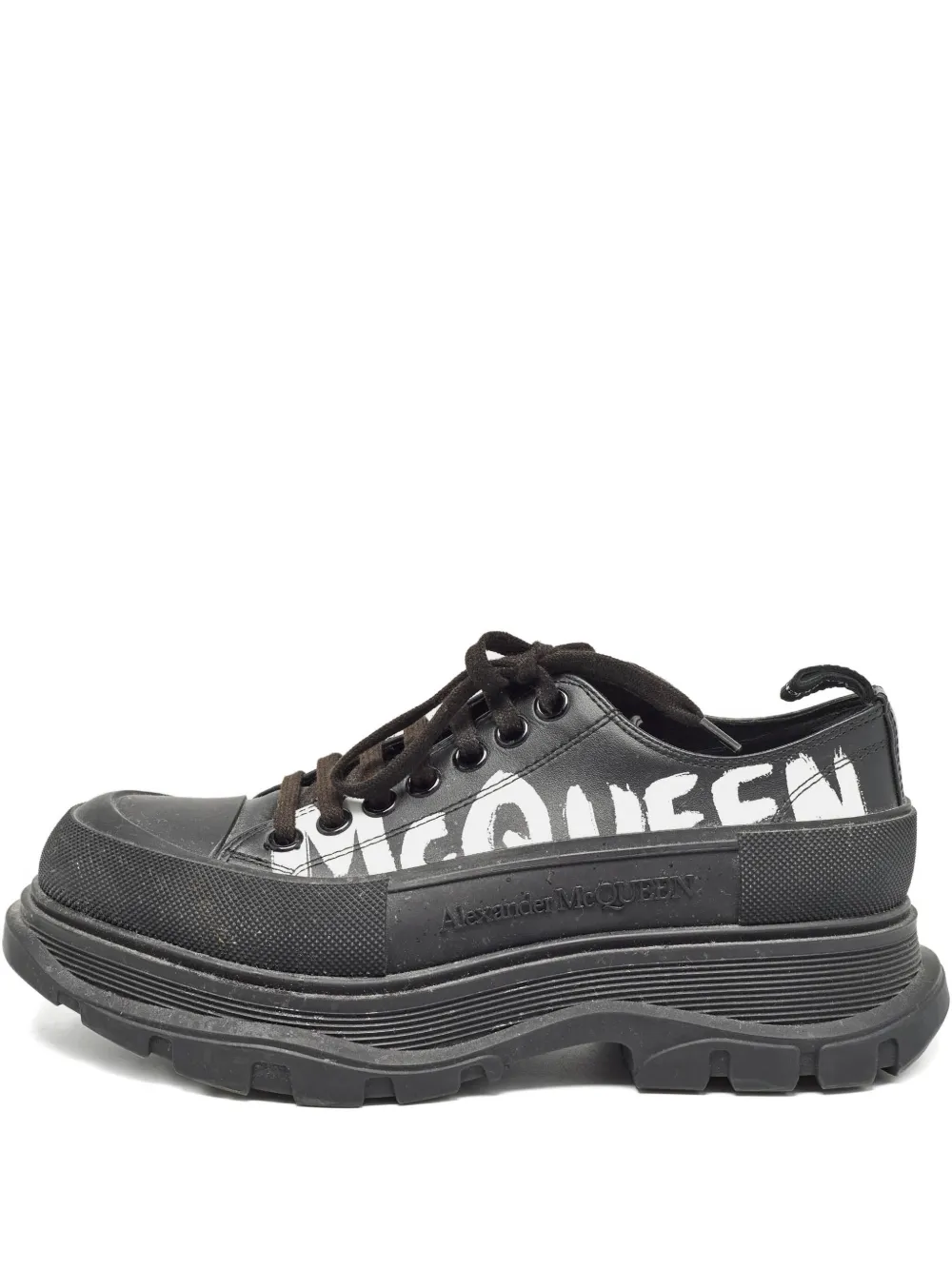 logo-print platform sneakers