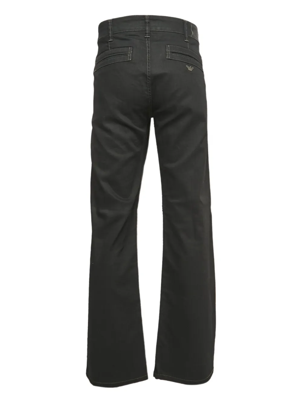 Giorgio Armani Pre-Owned logo-plaque jeans | Image 2
