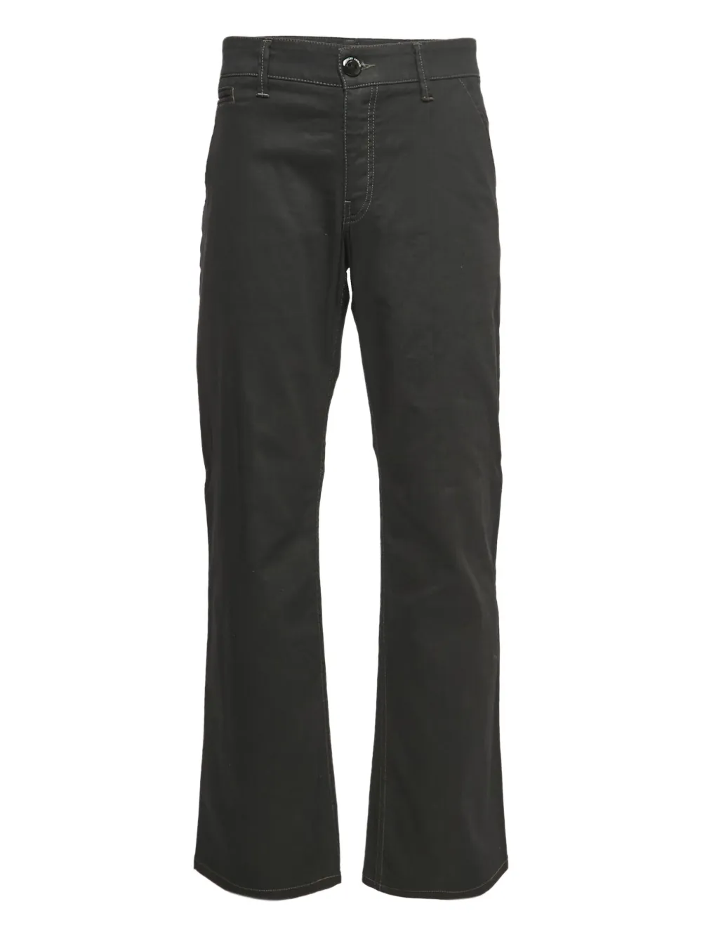 Giorgio Armani Pre-Owned logo-plaque jeans | Black | Image 1
