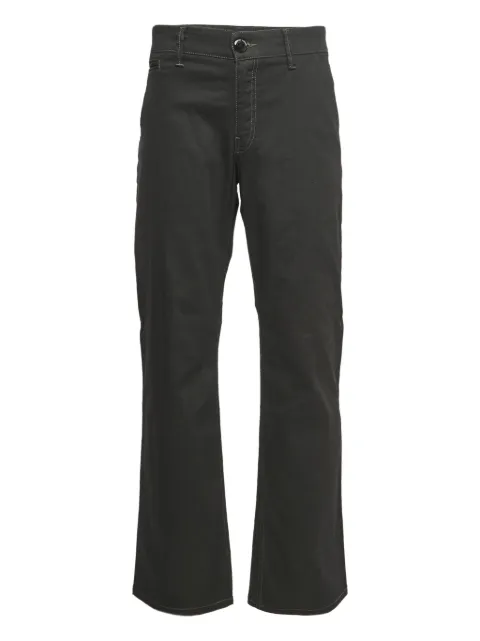 Giorgio Armani Pre-Owned logo-plaque jeans
