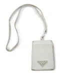 Prada Pre-Owned Saffiano leather ID holder - White