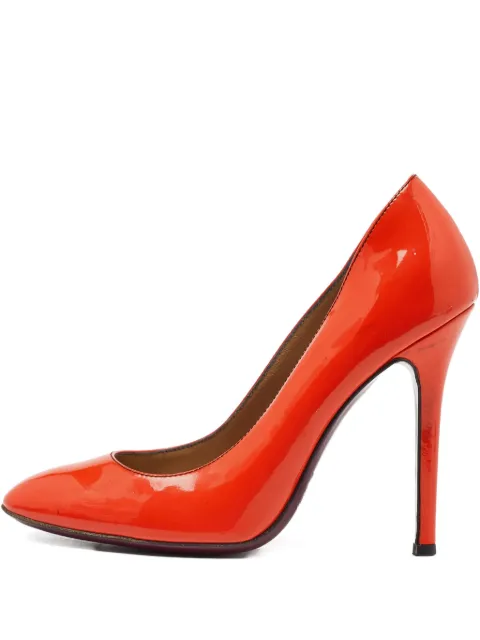 D&G 105mm patent-leather pumps