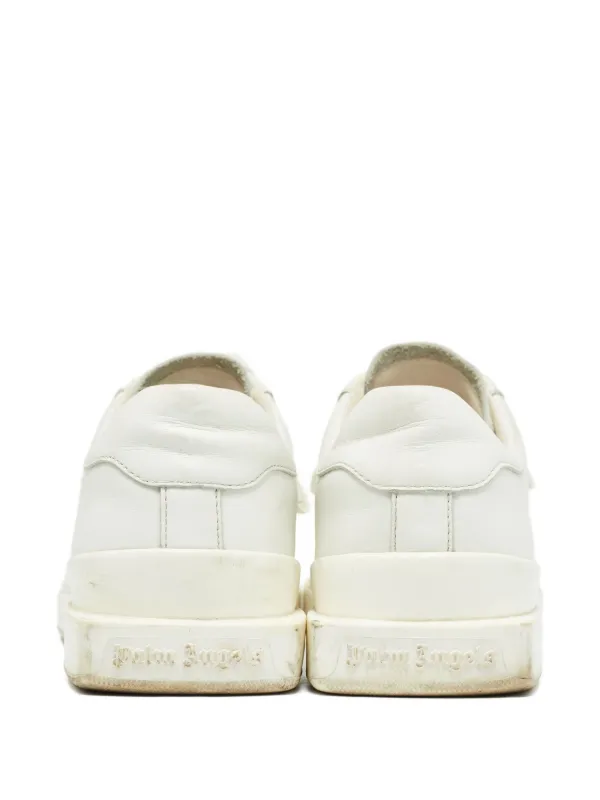 Palm Angels レザー スニーカー | ホワイト | FARFETCH JP