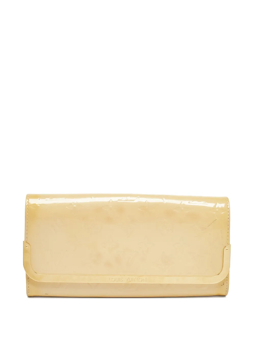 Louis Vuitton Pre-Owned patent-leather embossed wallet - ニュートラル Louis Vuitton Pre-Owned patent-leather embossed wallet - ニュートラル