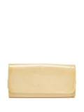 Louis Vuitton Pre-Owned patent-leather embossed wallet - Neutrals