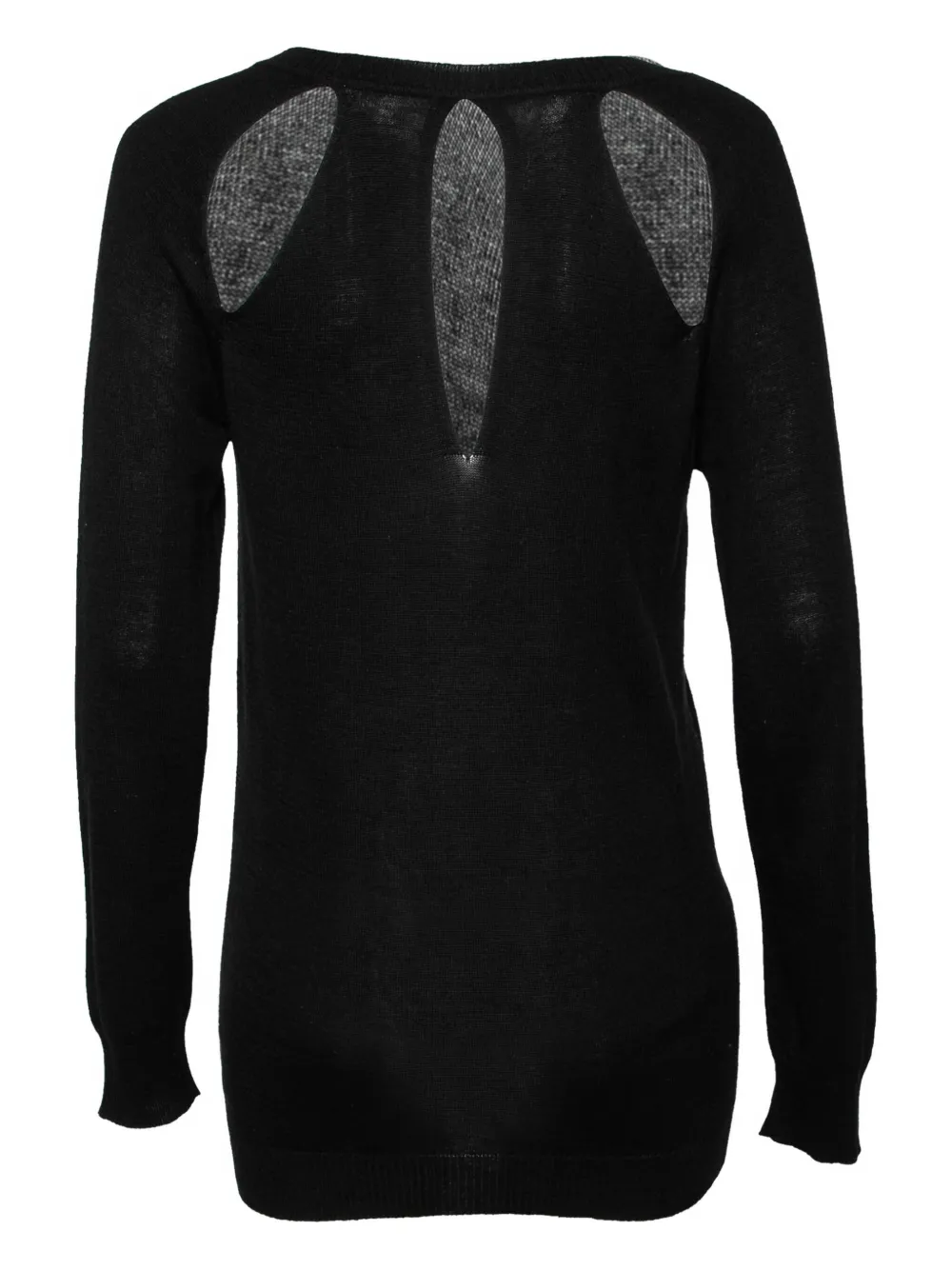 Christian Lacroix Pre-Owned cut-out sweater - ブラック Christian Lacroix Pre-Owned cut-out sweater - ブラック
