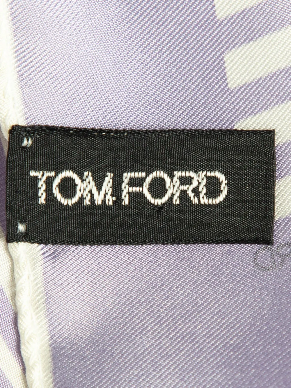 TOM FORD Fazzoletto da taschino con motivo ondulato | Accessori Pre-owned | Image 3
