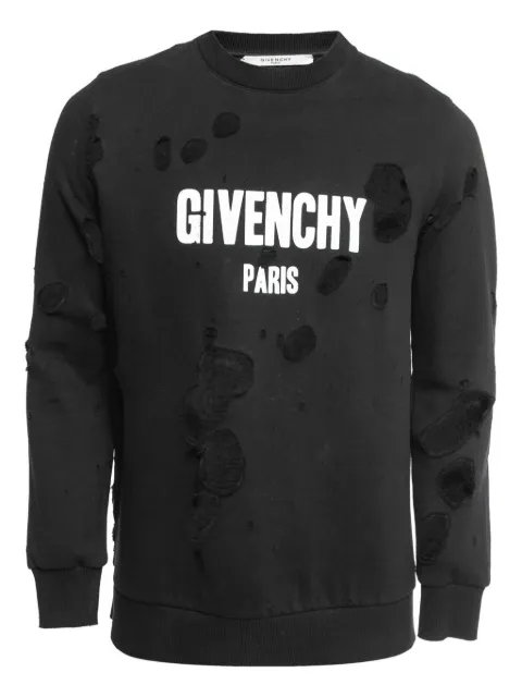 Givenchy Pre-Owned 2023 distressed cotton sweatshirt