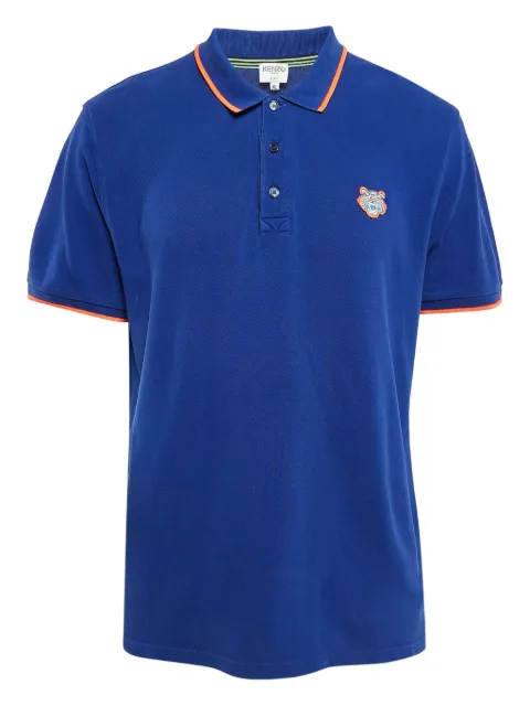 Kenzo Pre-Owned tiger-embroidery polo shirt