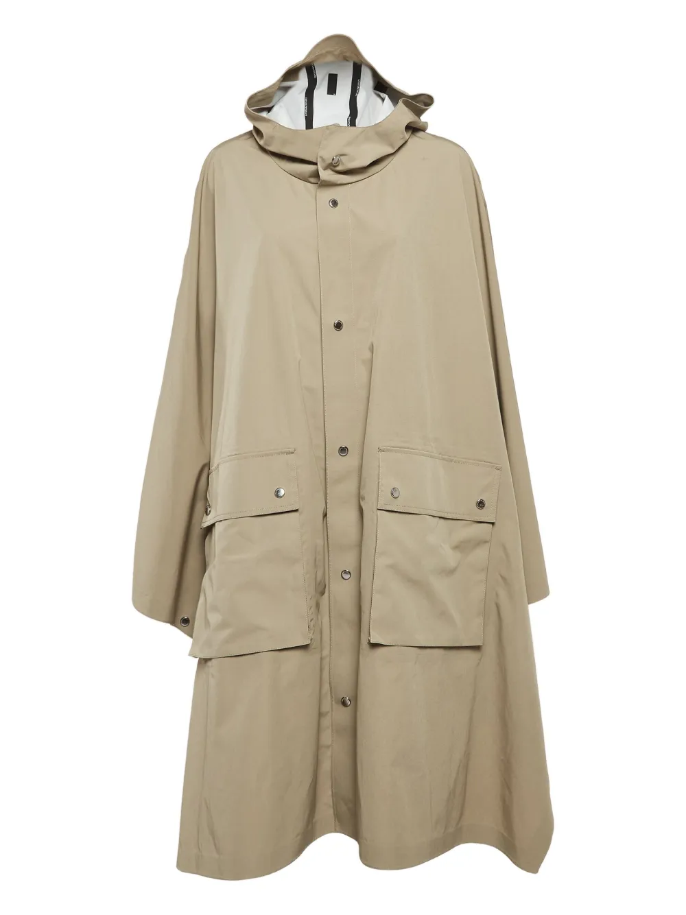 Emporio Armani Pre-Owned Cappotto con cappuccio - Verde