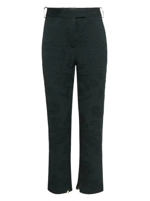 Ferragamo Pre-Owned jacquard-pattern pants