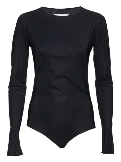 Maison Martin Margiela Pre-Owned overlay long-sleeves bodysuit