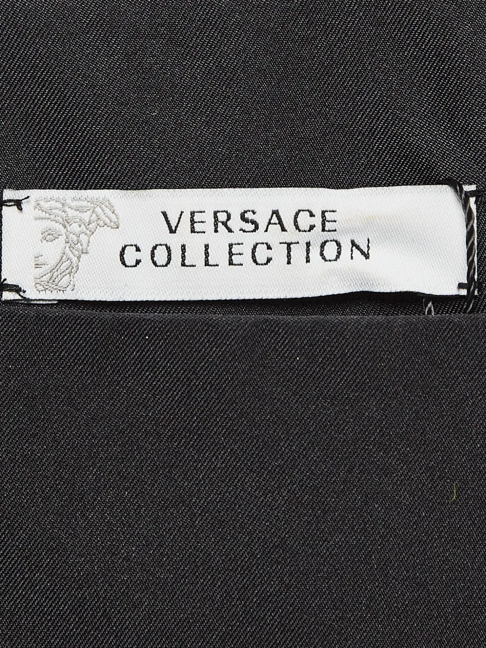 Pre-owned Versace Leopard-print Silk Dress In White