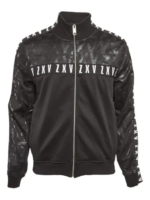Versus Pre-Owned x Zayn letter pattern zip jacket
