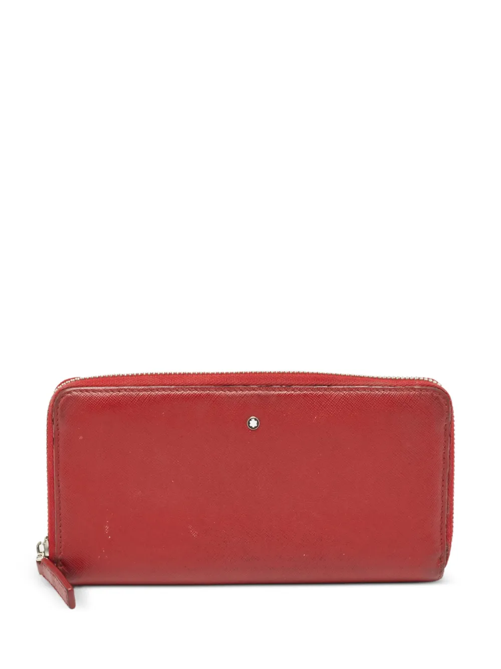 Montblanc leather zip wallet | Red | Image 1