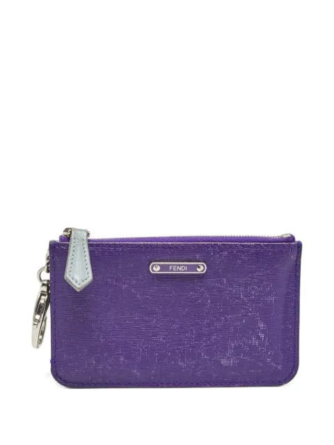Fendi Pre-Owned leather zipper pouch