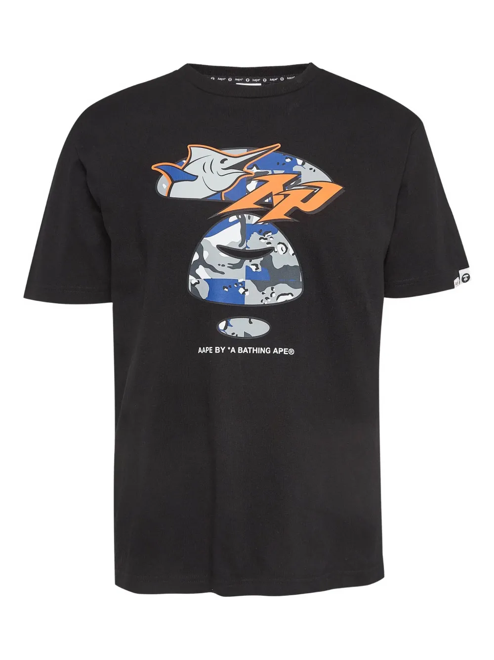 A BATHING APE® Shark Ape Head T-shirt - ブラック A BATHING APE® Shark Ape Head T-shirt - ブラック