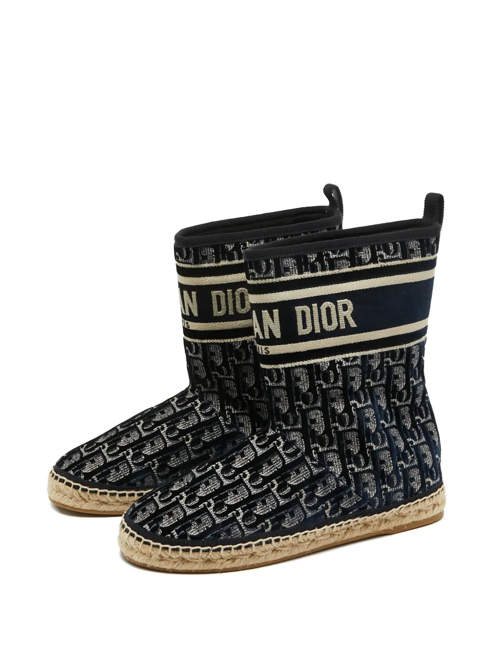Christian Dior Pre-Owned Granville espadrille laarzen - Zwart