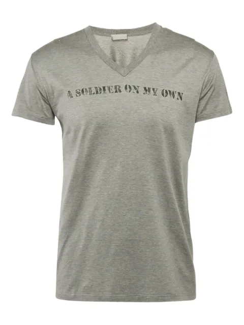 Christian Dior Pre-Owned cotton v-neck t-shirt