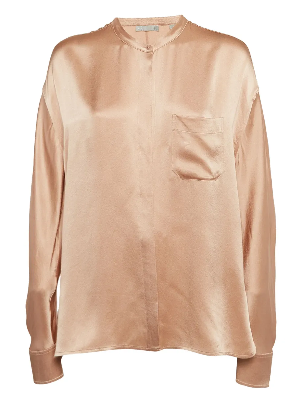 Vince silk pocket shirt | Pink | Image 1