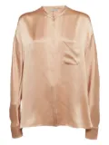 Vince silk pocket shirt - Pink