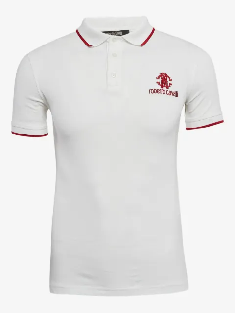 Roberto Cavalli Vintage logo-embroidered polo shirt