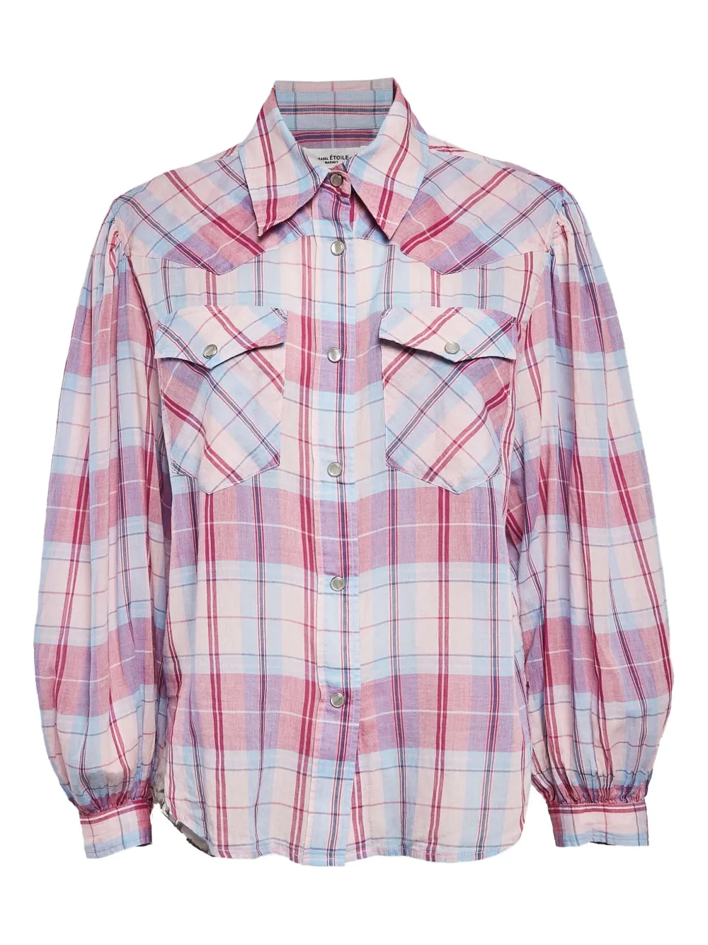plaid pocket shirt