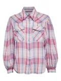 Isabel Marant Vintage plaid pocket shirt - Pink