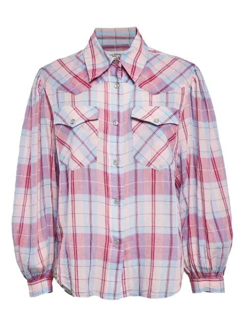 Isabel Marant Vintage plaid pocket shirt