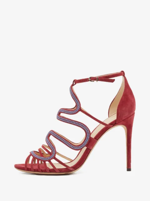 Alexandre Birman blue-details sandals