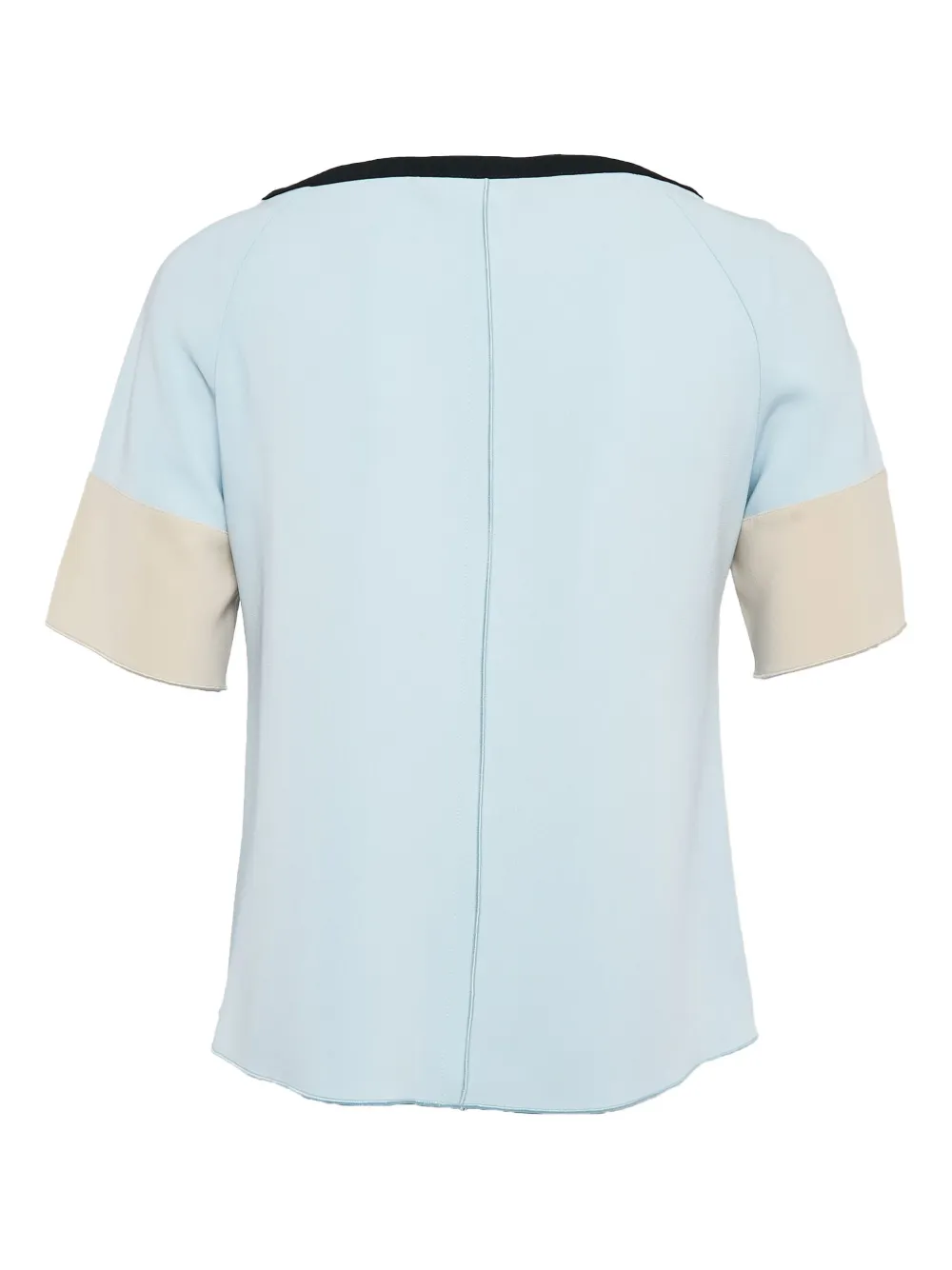 Max Mara contrasting-trim short-sleeve blouse | Image 2