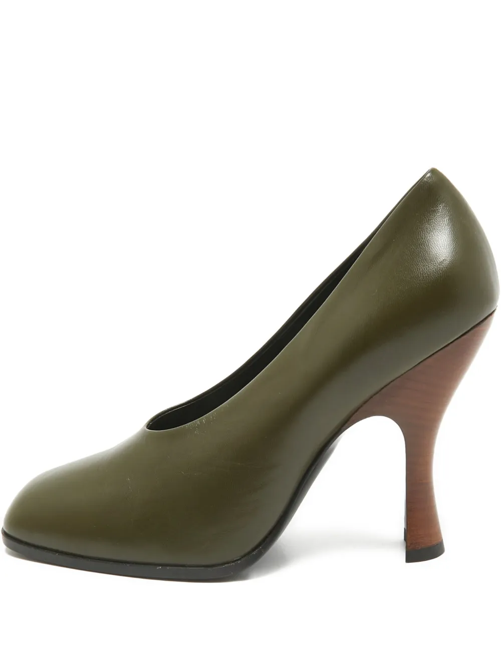 Pre-owned The Row 105mm Leather Pumps