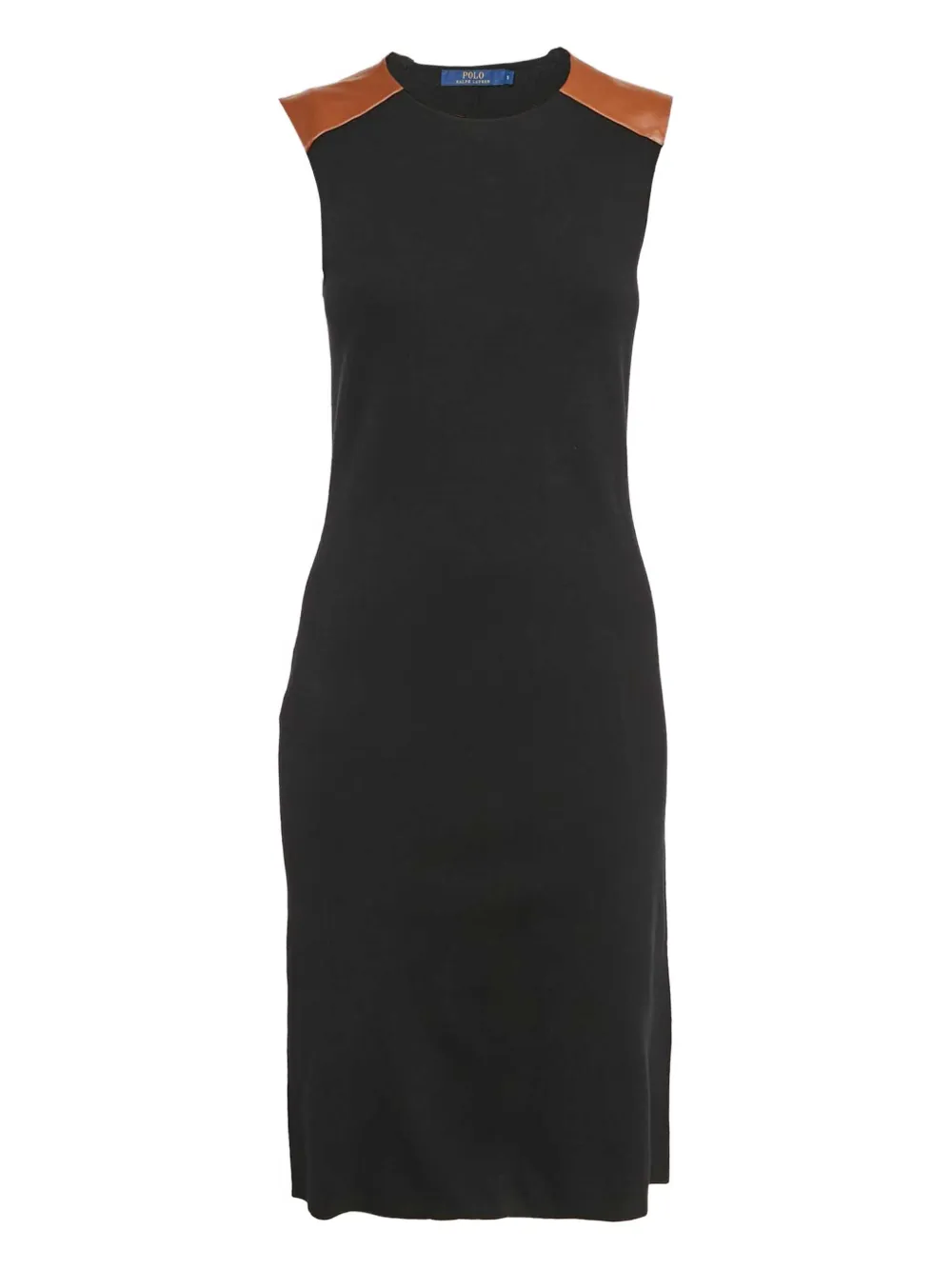 Polo Ralph Lauren Vintage leather shoulder dress | Black | Image 1