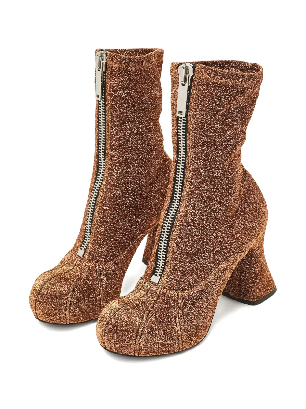 Stella McCartney Pre-Owned zip glitter boots | Image 2