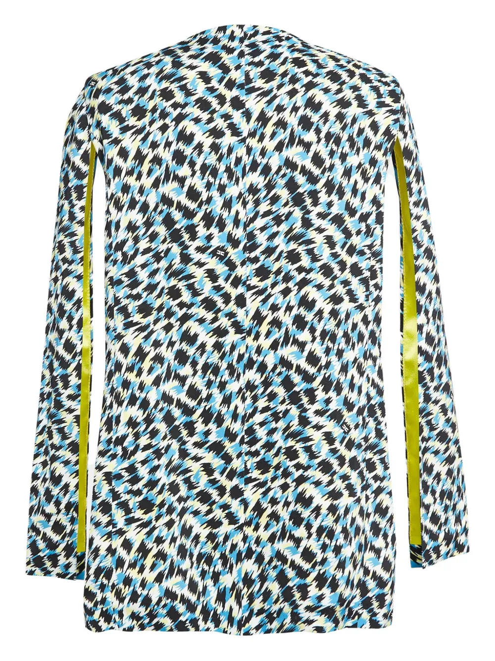 Elisabetta Franchi abstract-print cape jacket | Image 2