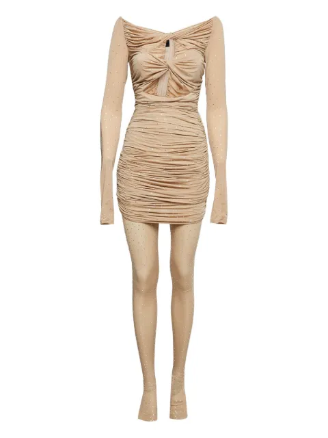 Alex Perry ruched mini dress set