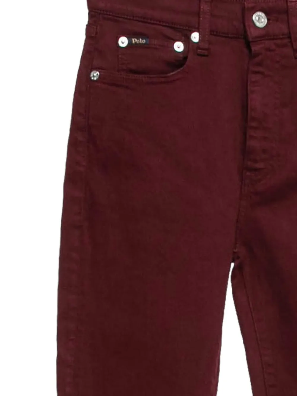 Polo Ralph Lauren Vintage Regular-fit jeans met vijf zakken - Rood