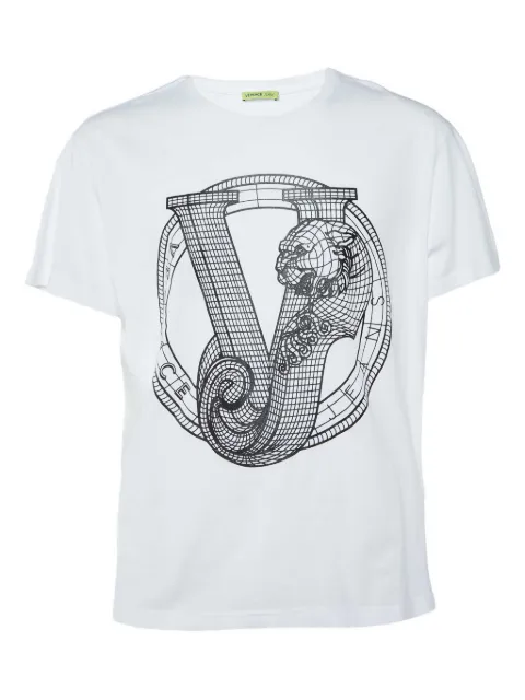 Versace Pre-Owned 2024 logo-print T-shirt