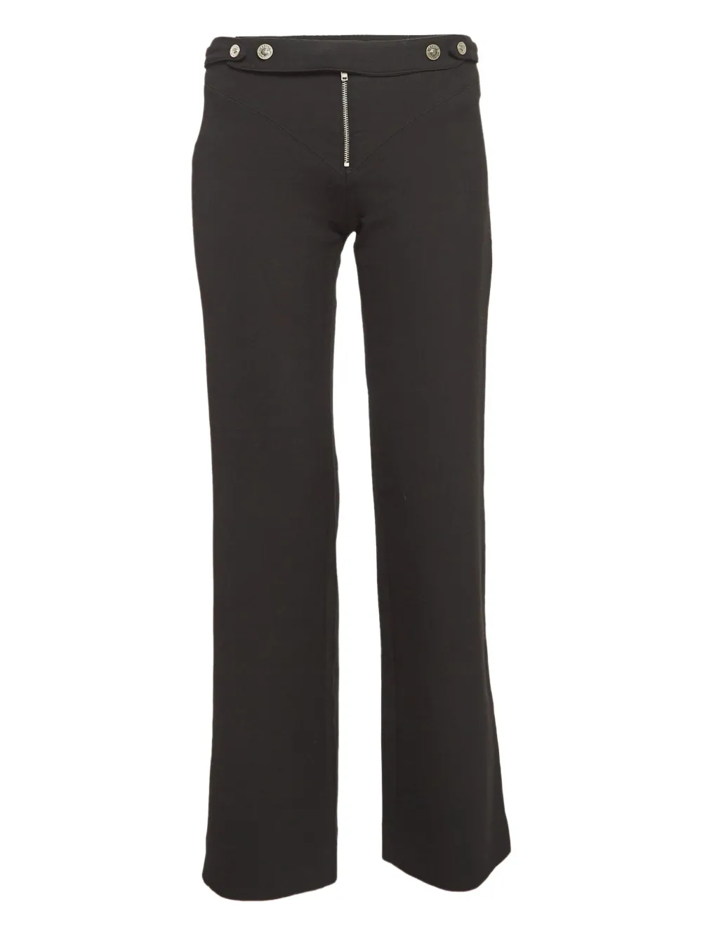 Versace Pre-Owned 2023 crepe tailored trousers | Black | Image 1