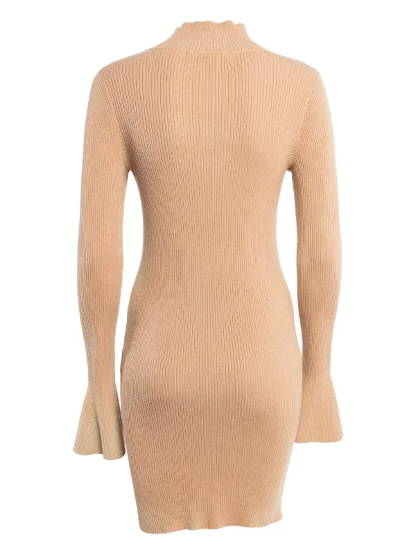 House Of Harlow x Revolve 2023 ribbed-knit Dress Neutrals