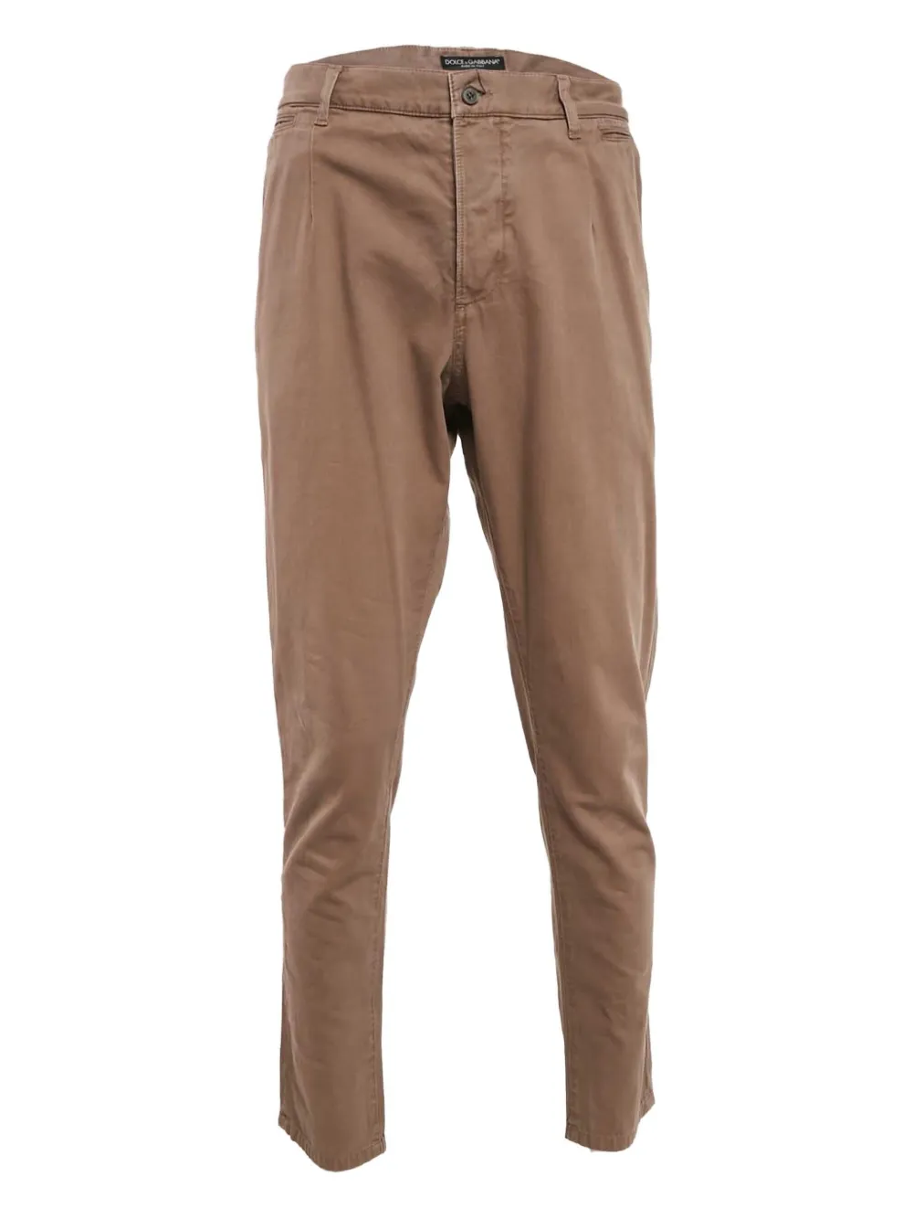 Dolce & Gabbana Pre-Owned Pantaloni in cotone - Marrone