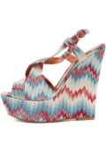 Missoni Pre-Owned platform wedges - Blue