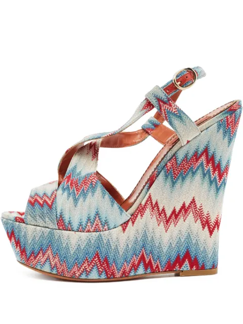 Missoni Pre-Owned cuñas con plataforma