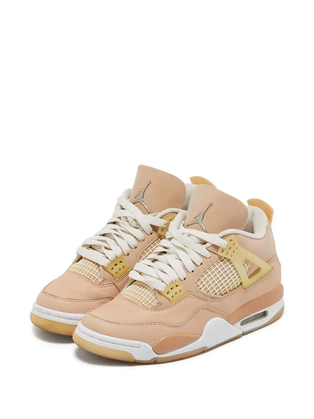 Jordan pre-owned Air Jordan 4 mesh-panelled low-top sneakers | Image 2