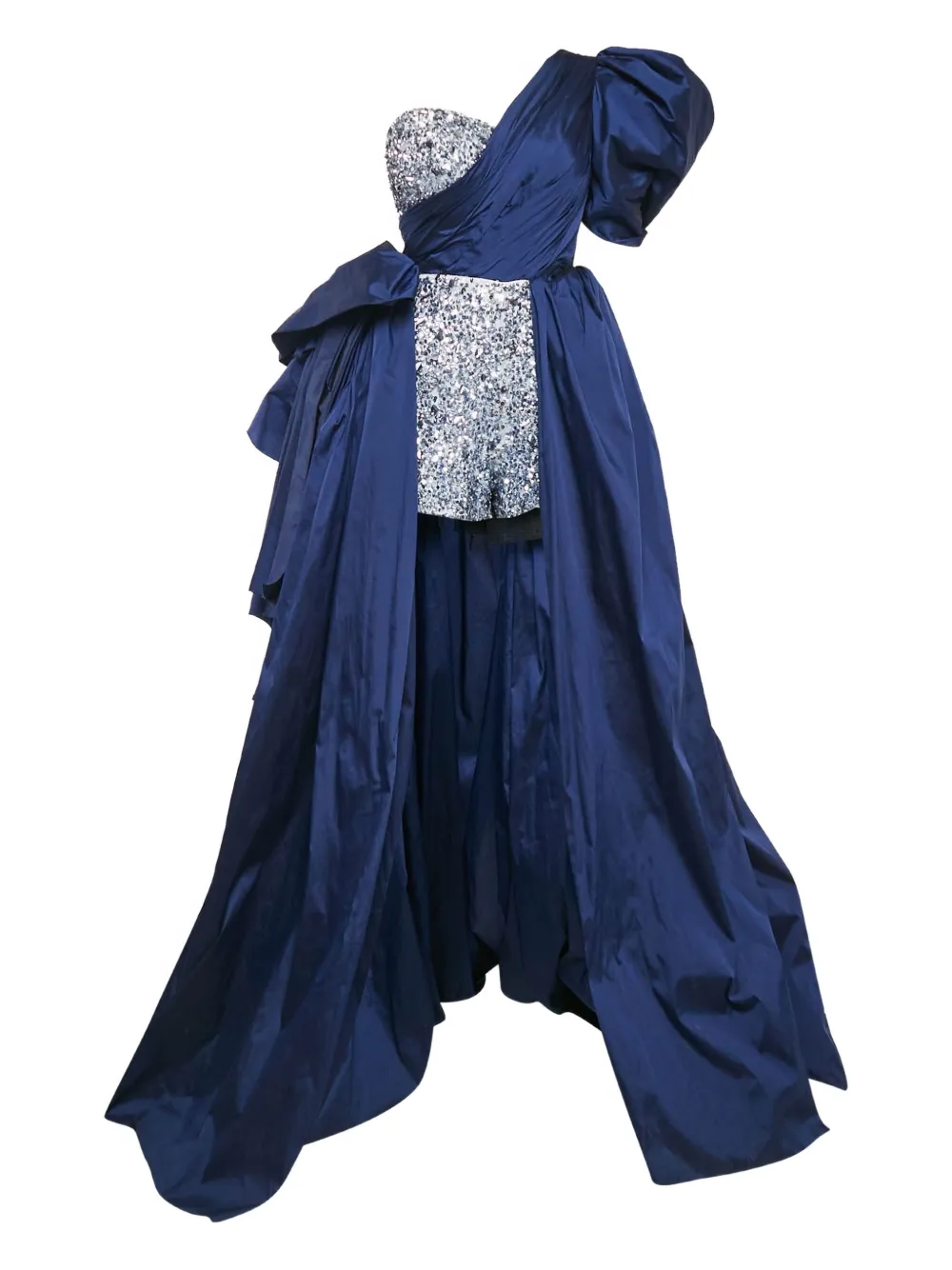 Biba Pre-Owned one-shoulder sequined gown | Blue | Image 1